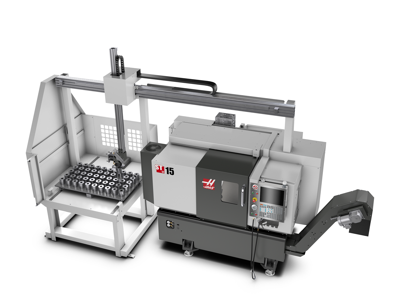 HAAS LATHE AUTOMATIC PARTS LOADER